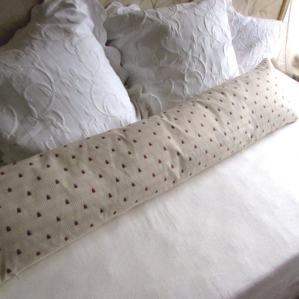 LADY BUGS long decorative bolster pillow 12x54