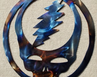 Grateful Dead Steal Your Face Metal Art