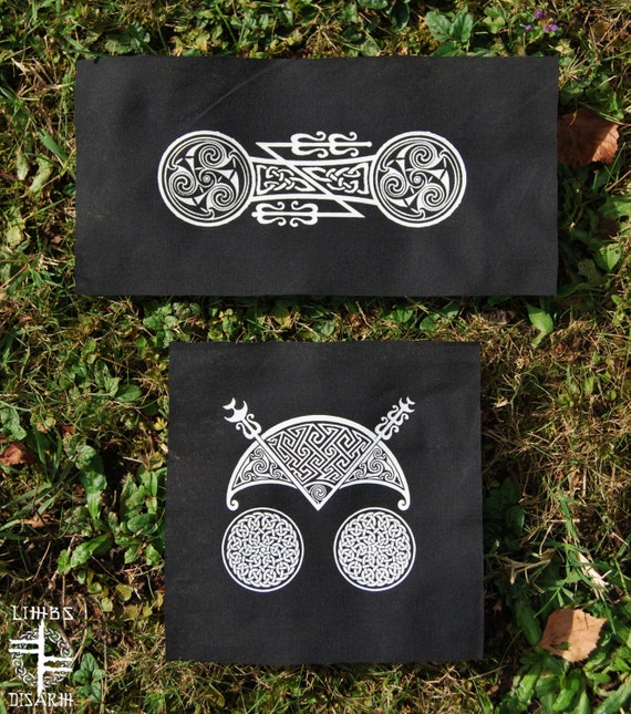 Hilton of Cadboll stone Double Disc Zrod or Crescent Vrod