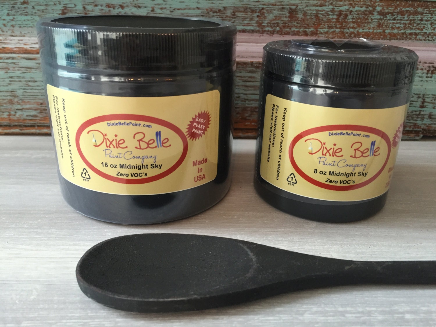 Dixie Belle Midnight Sky Black 32oz Chalk Mineral Paint 74