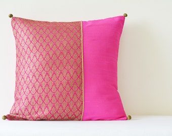 Hot pink cushions | Etsy