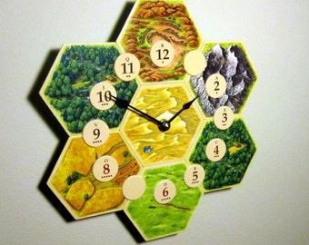 Settlers of Catan Board Game Clock - 4th Edition