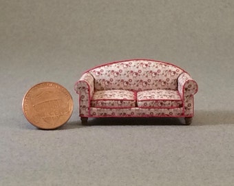 Quarter Inch Scale Furniture - Overstuffed Style Sofa