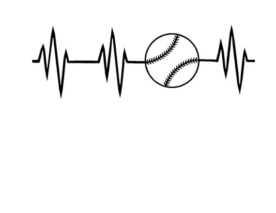 Free Free Baseball Heartbeat Svg 862 SVG PNG EPS DXF File
