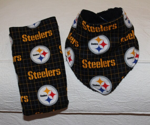 items similar to steelers baby bandana baby bib and burp items similar to steelers baby bandana baby bib and burp