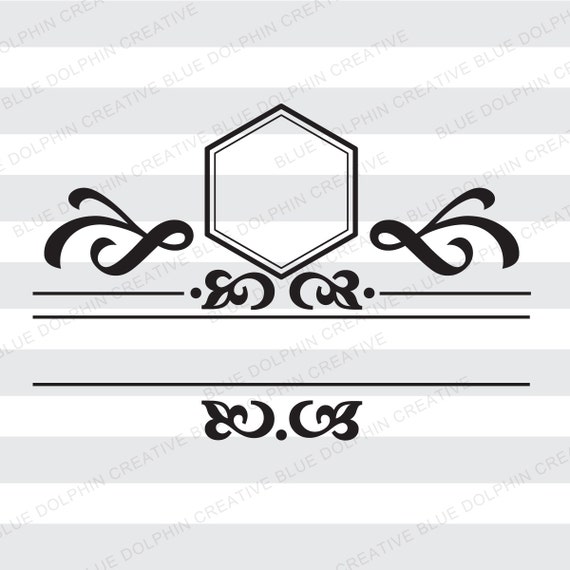 Download Mailbox Letter Name Monogram Frame SVG png pdf / front door