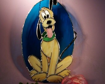 Stained Glass Disney's Pluto (743)