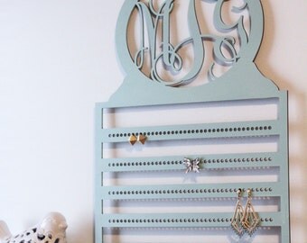 Monogram Earring Holder