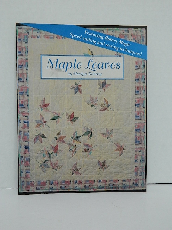 Items similar to Maple Leaves Quilt Design - Marilyn Doheny - Quilting Destash - Sewing Supplies ...