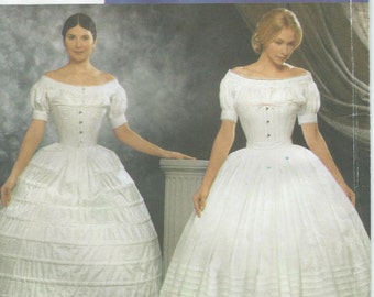 UNCUT Simplicity 9764 Civil War Undergarments Sewing Pattern Misses Size 6-12