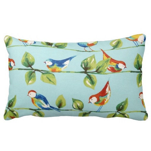 Patio Throw Pillow Outdoor Bird Pillows Outdoor Throw