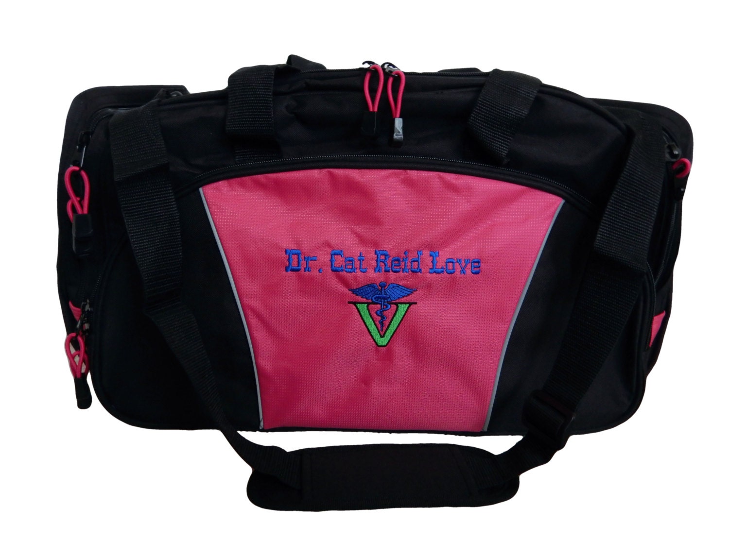 Duffel Bag Personalized Vet Tech VT Veterinarian Canine Unit