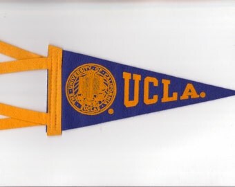 Ucla pennant | Etsy