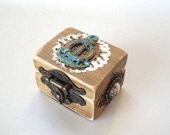 wedding ring bearer treasure chest