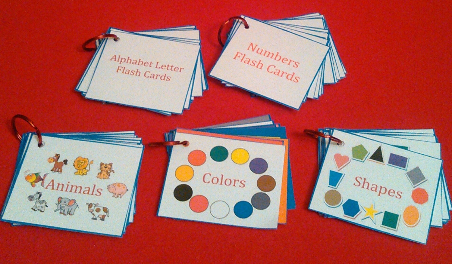 Educational Flash Cards Preschool / Kindergarten Letters