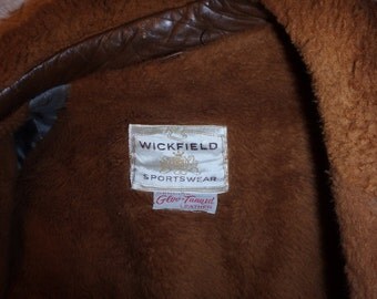 Wickfield Sportswear Men's Brown Leather Jacket
