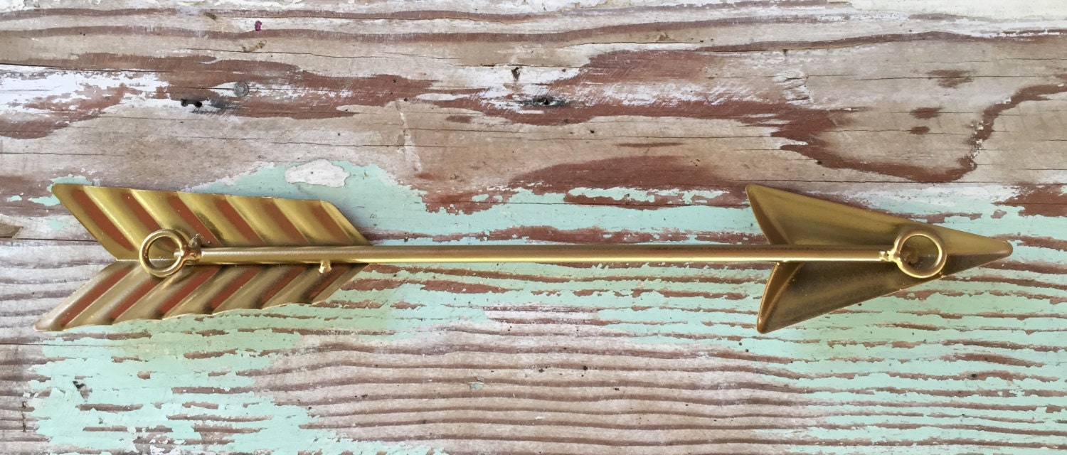 Gold Wall Arrow /Set of 3 Arrow Wall Decoration / Arrow Decor