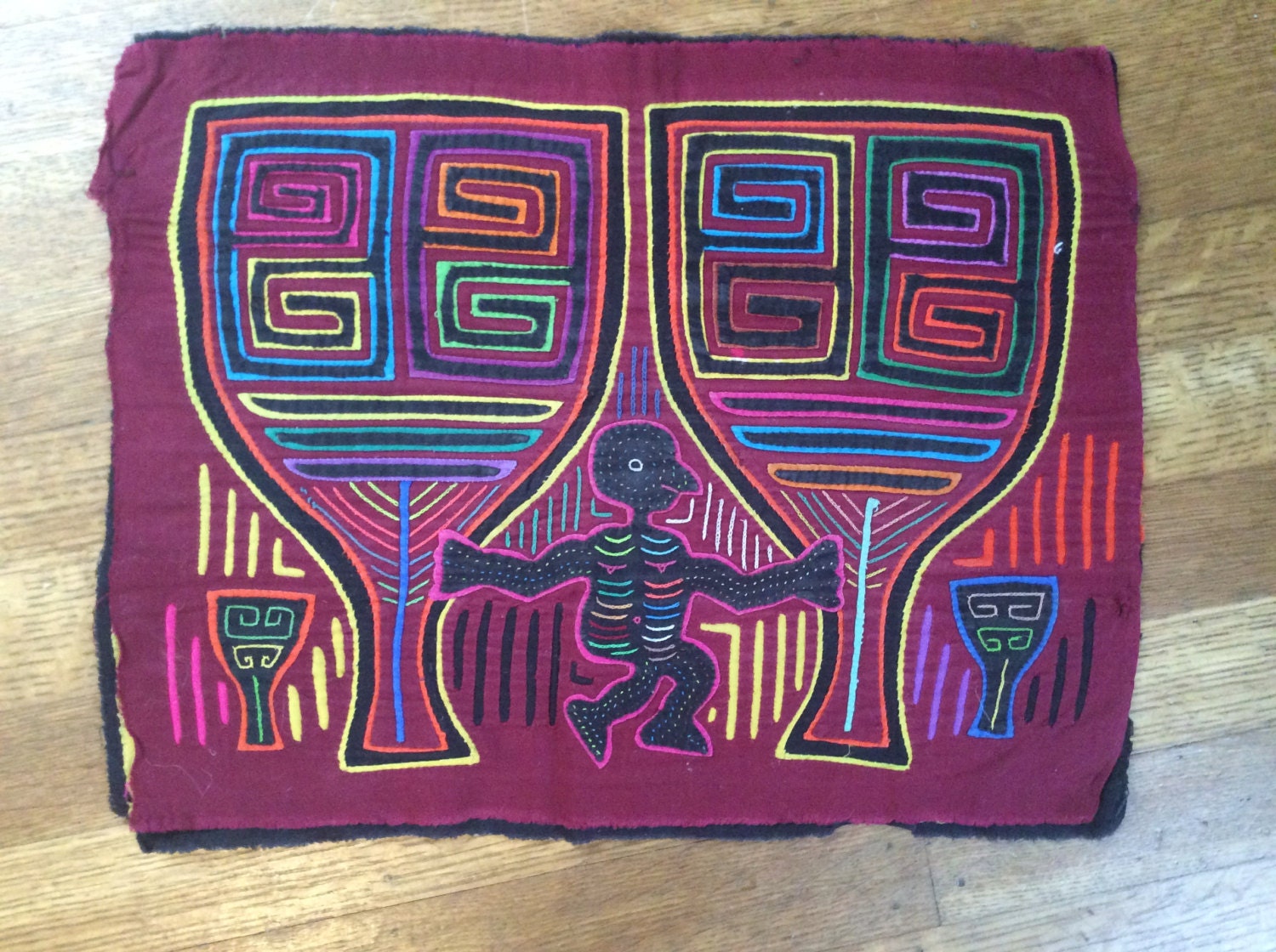 SALE / Vintage Mola / Unique Mola / Collectible Mola