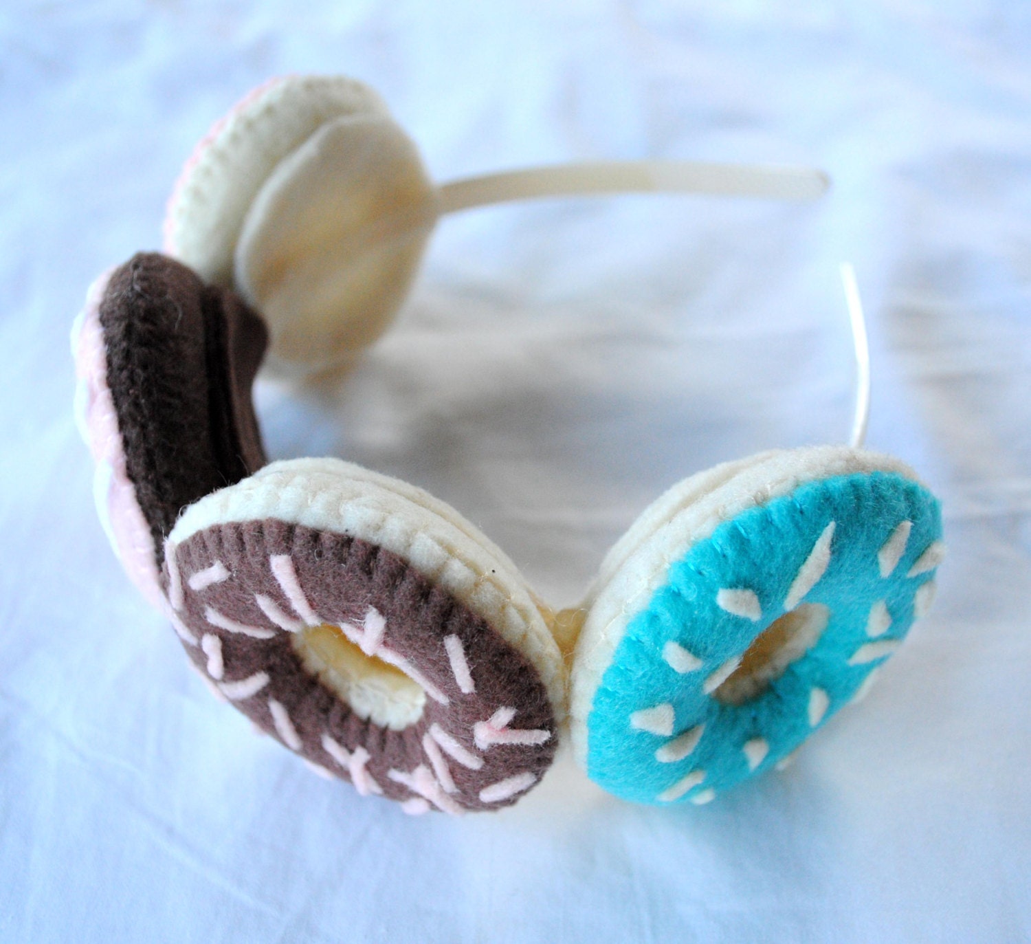 Cute Donut Headband Donut Tiara Felt Plush Accessory