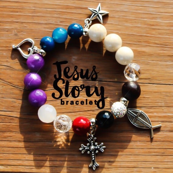 Items similar to Jesus Story bracelet , Christian jewelry on Etsy