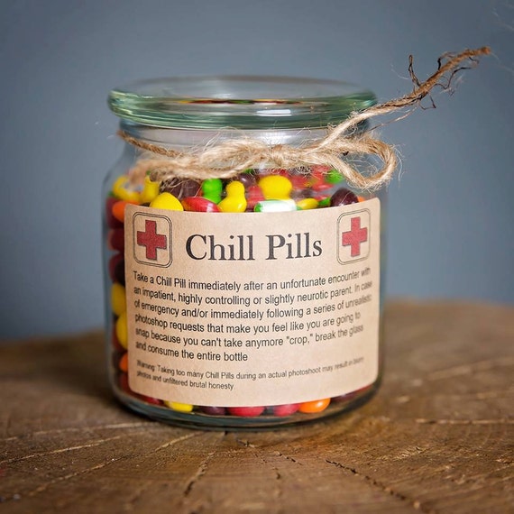 Chill Pill PROFESSIONAL Self Adhesive Labels for by scripturegifts