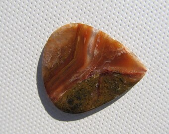 Flame Agate - Gemstone Guitar Pick - Rock Guitar Pick