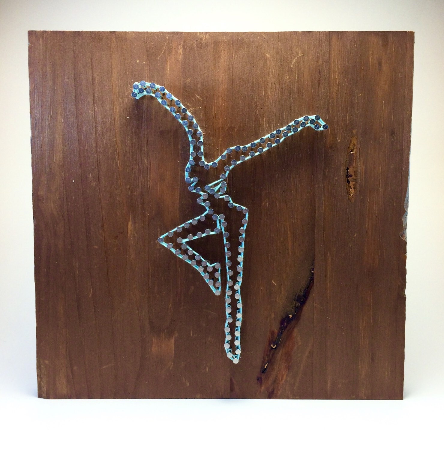 Dancing Lady String Art by TheVintageHenHouse on Etsy