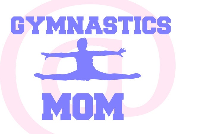 Download Gymnastics Mom SVG File Instant Download Cutting Machine File