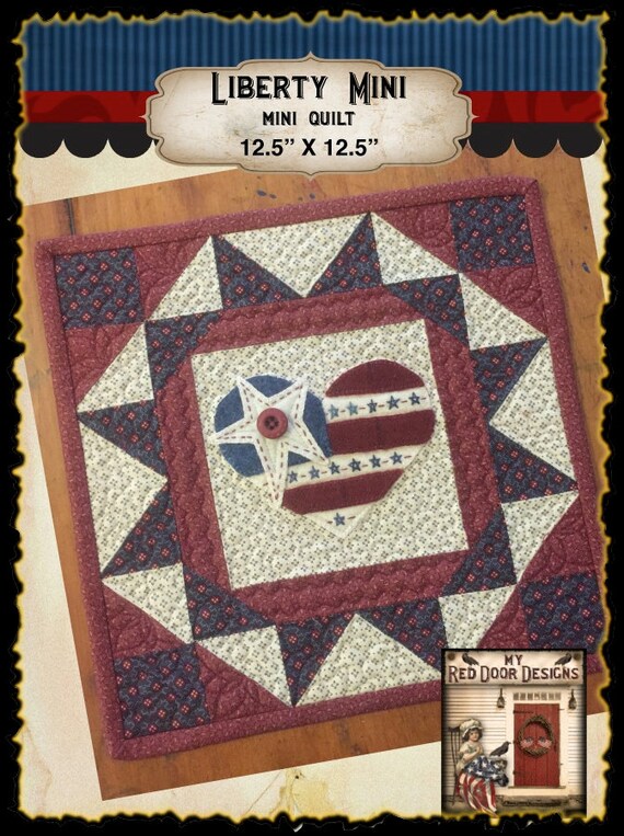Liberty Mini quilt/wool kit