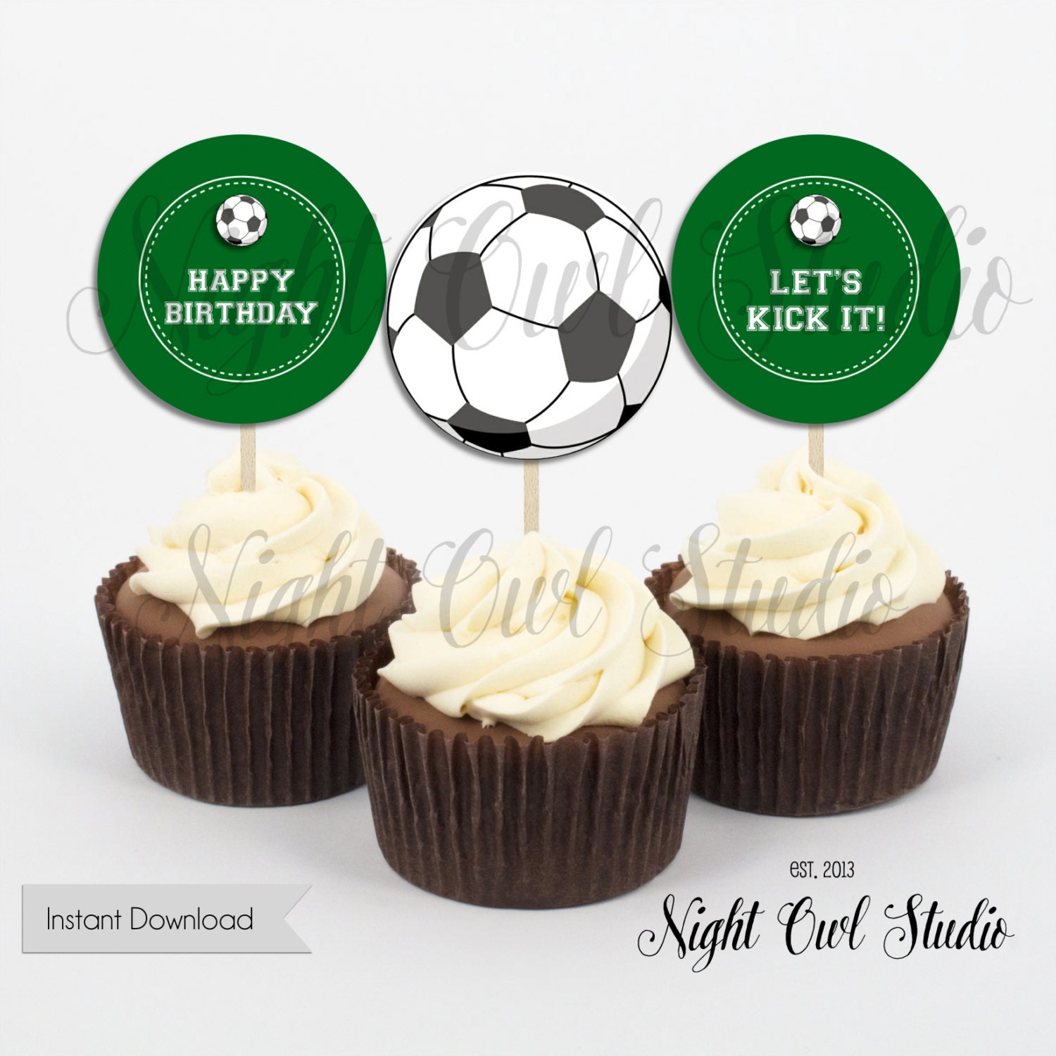 Soccer Cupcake ToppersSoccer BirthdaySoccerFútbolLet's