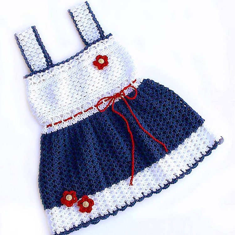 Crochet Pattern Sundress or Jumper Sizes by ThePatternParadise