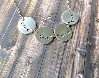 Mom necklace, Grandma Necklace, Nana Necklace, Mommy necklace, mom of 4 necklace, mom of boys necklace, mom of girls necklace