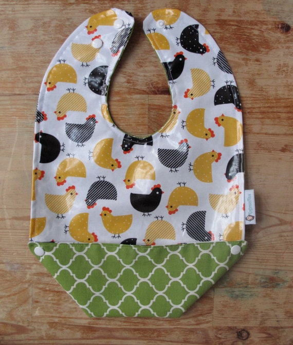 Plastic Bib with Pocket Plastic Bib with Snaps Feeding Bib