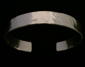 Hammered Sterling Silver Cuff Bracelet