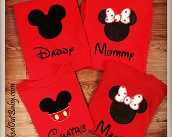 Family Disney Shirts / Mickey Mouse Shirts / Minnie Mouse Shirts / Disney Shirts / Disney Shirts For Family / Custom Orders Welcome!