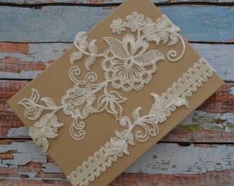 Ivory Lace Wedding Garter Set, Ivory Lace Garter Set, Ivory Floral Lace Bridal Garter Belt, Ivory Lace Bridal Garter Set, Vintage Style, IV)