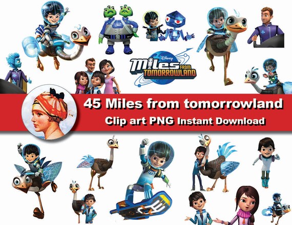 46x Miles from tomorrowland clipart png printable Digital