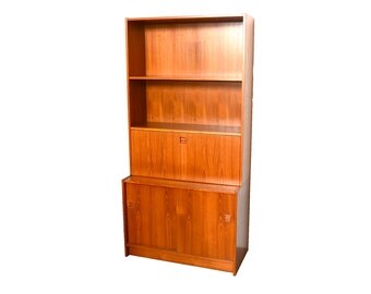 Danish Modern Teak Wall Unit Hundevad