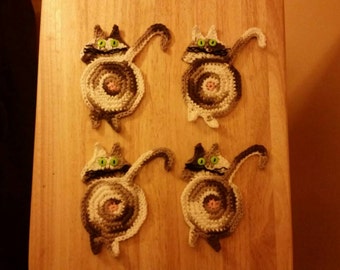 Cat Butt Coasters