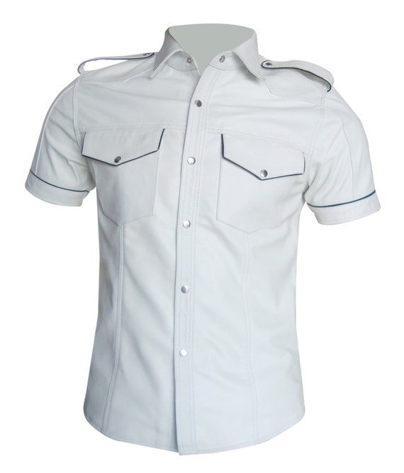 white short sleeve shirt school