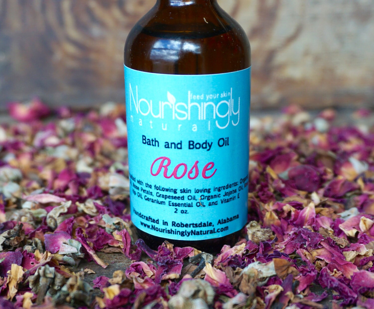 Rose Oil Body Oil Natural Rose Infused Oil Aromatherapy