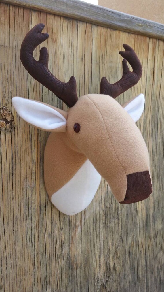 plush deer mount