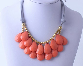 Beautiful Coral Necklace That Makes a Statement