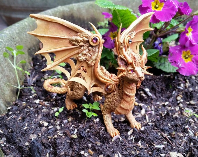 Cat Dragon Miniature Sculpture