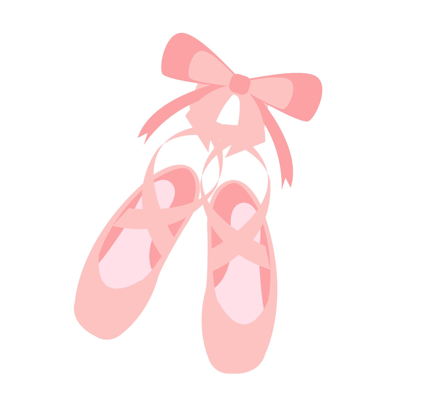 SVG Ballet Shoes Cuttable File INSTANT DOWNLOAD for use