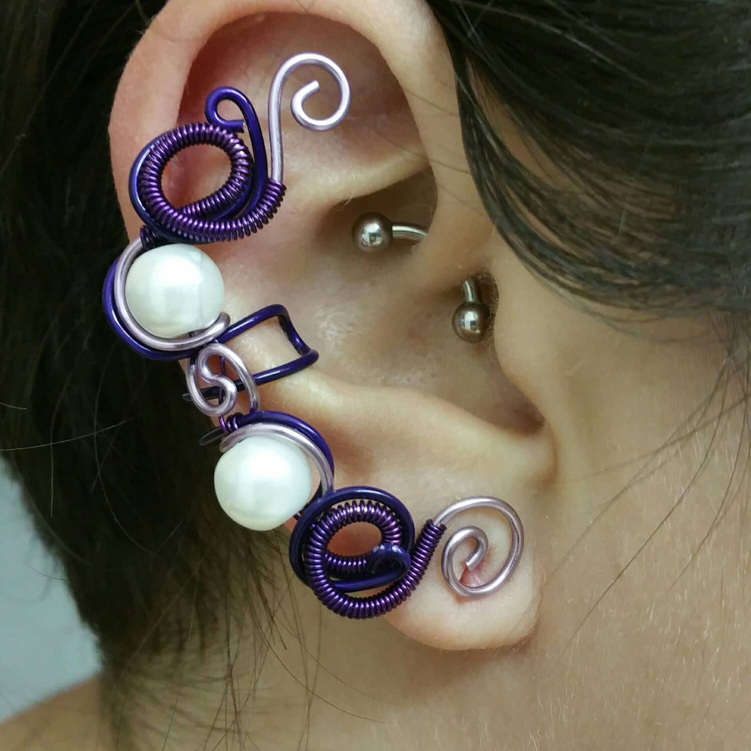 Wire Wrapped Ear Cuff Cartilage Cuff Wire Warped Ear Cuffs