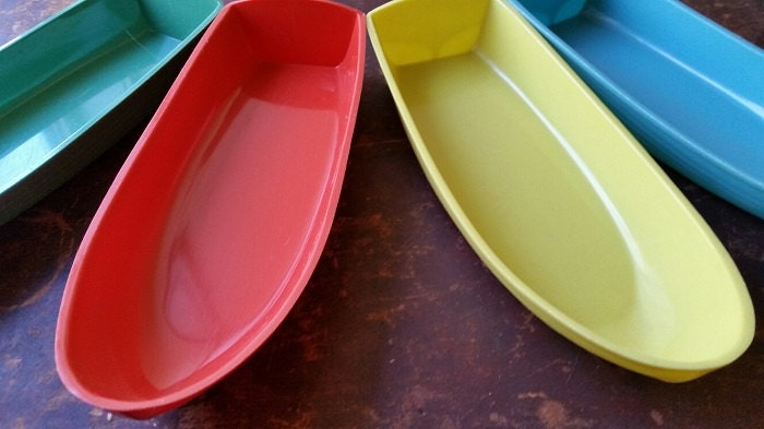 Kenly Banana Boat Banana Split Dishes from 1960s