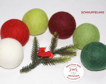 Wool dryer balls, Dryer Balls for Softening Laundry- 100% Natural Laundry Softener, Eco, Eco pure felt wool handmade