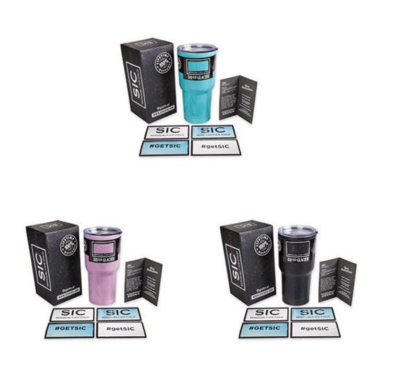 Powder Coated SIC Cup Personalized