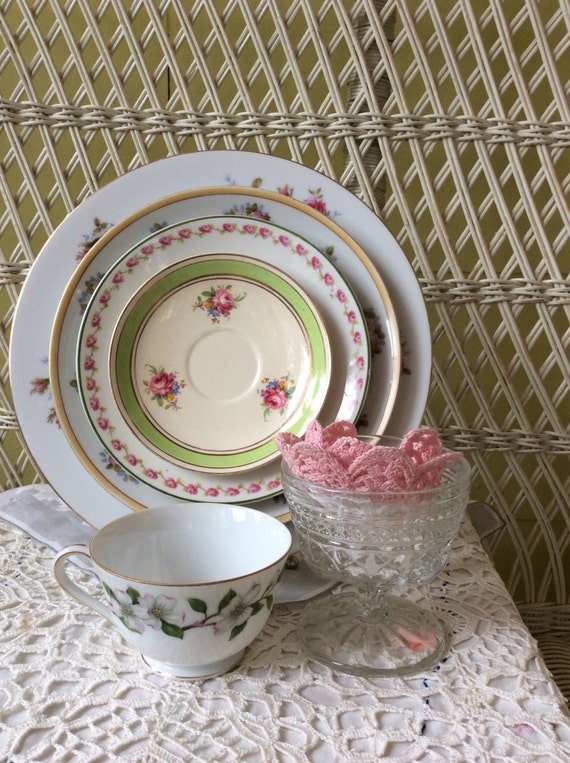 Mismatched Dishes Antique Dinnerware Mismatched China